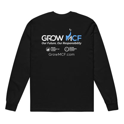 GrowMCF Long Sleeve White Logo