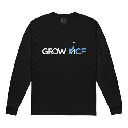 GrowMCF Long Sleeve White Logo