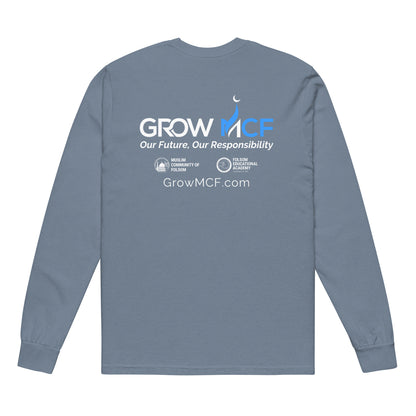 GrowMCF Long Sleeve White Logo