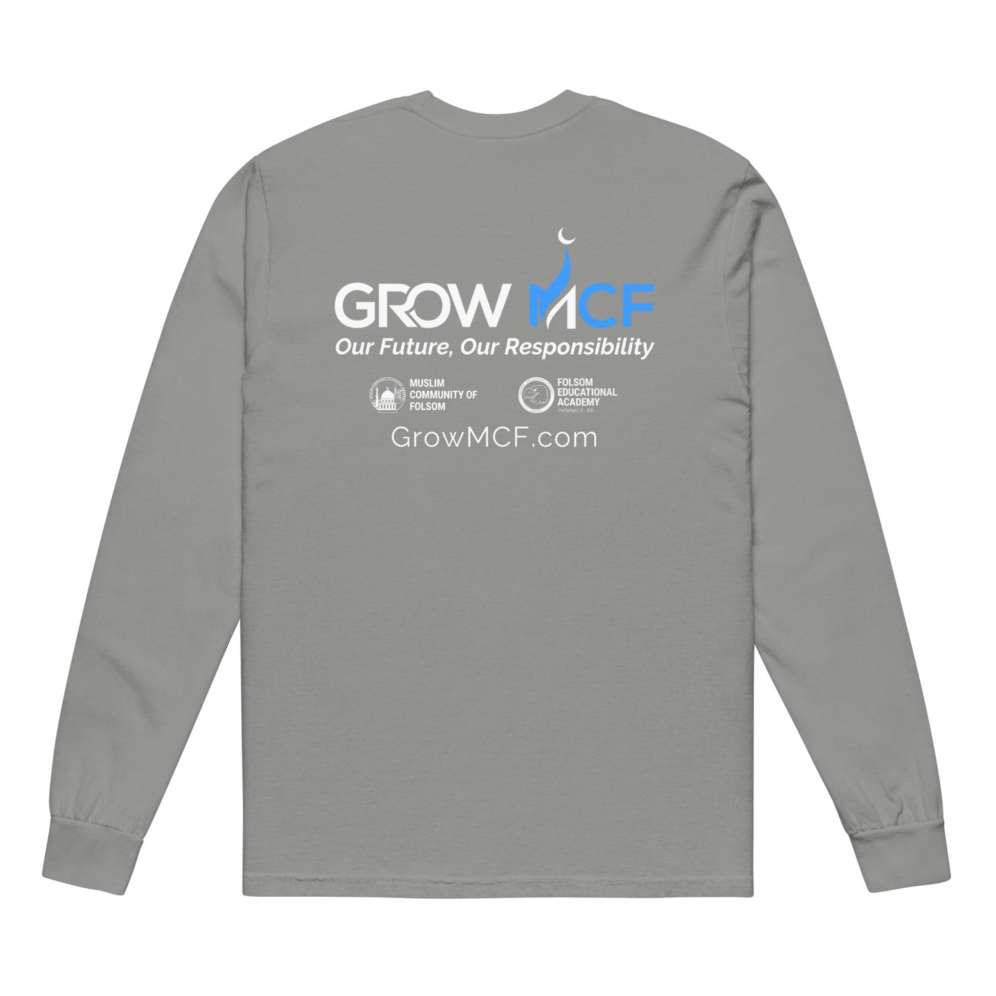 GrowMCF Long Sleeve White Logo