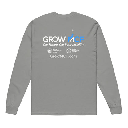 GrowMCF Long Sleeve White Logo