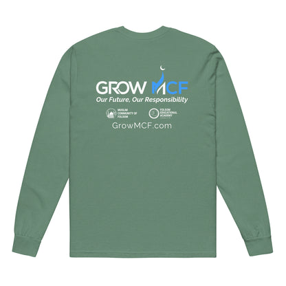 GrowMCF Long Sleeve White Logo