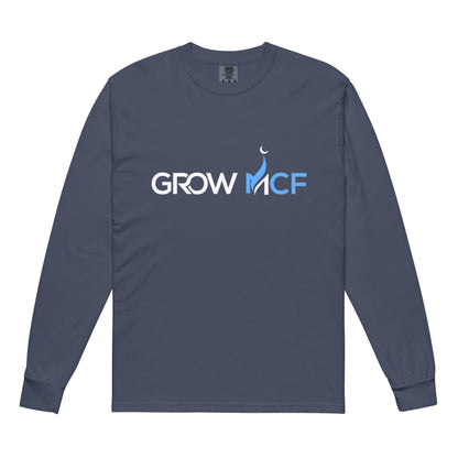 GrowMCF Long Sleeve White Logo