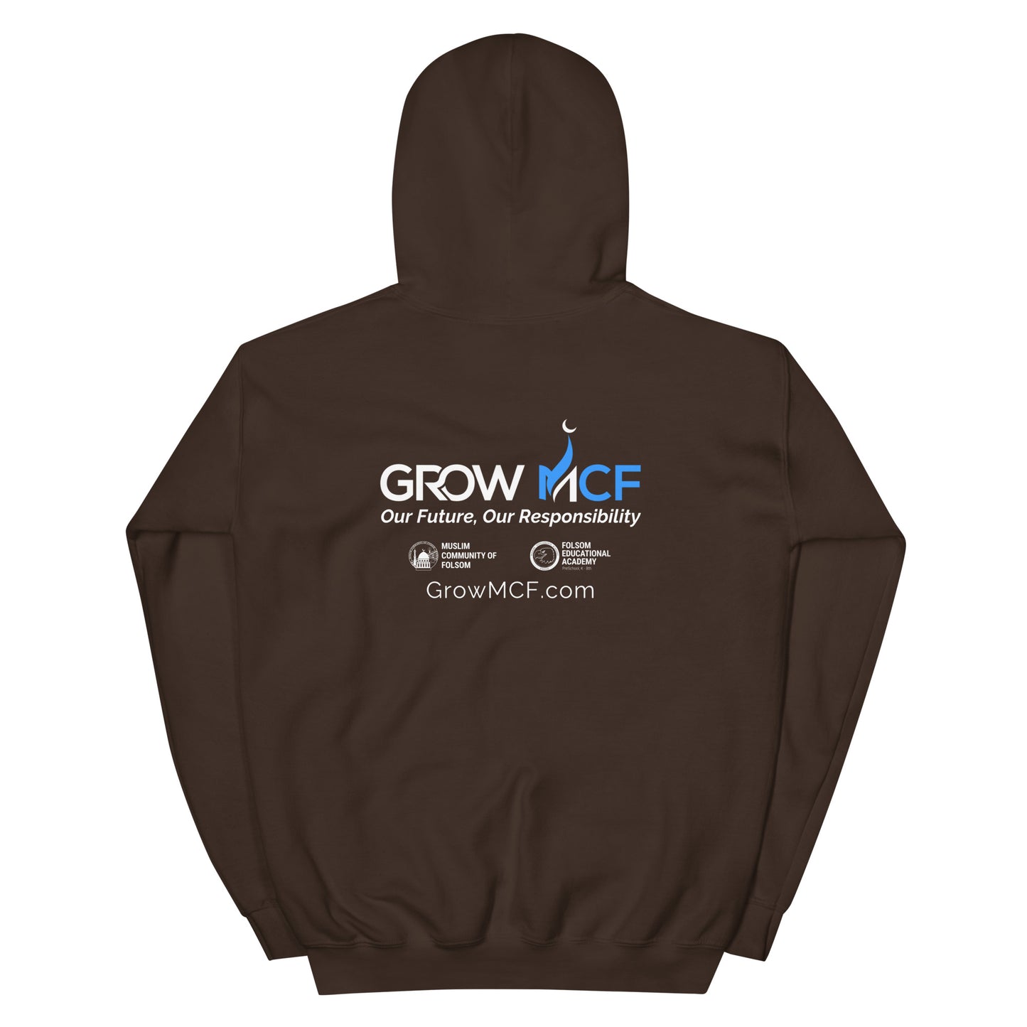 GrowMCF White Logo Hoodie