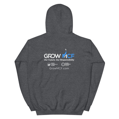 GrowMCF White Logo Hoodie