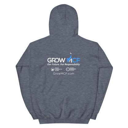 GrowMCF White Logo Hoodie