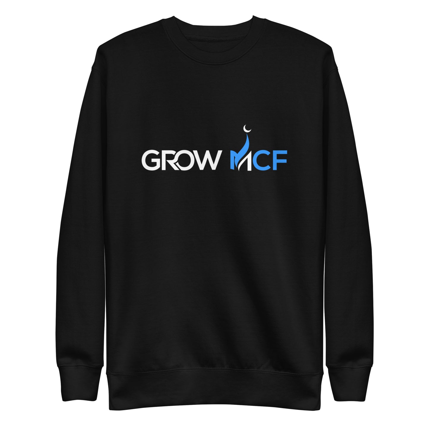 GrowMCF White Logo Sweatshirt