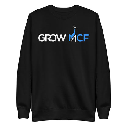 GrowMCF White Logo Sweatshirt