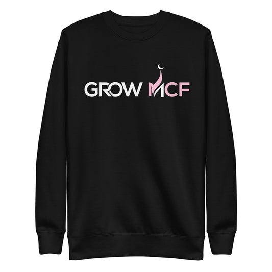 GrowMCF Pink Logo Sweatshirt