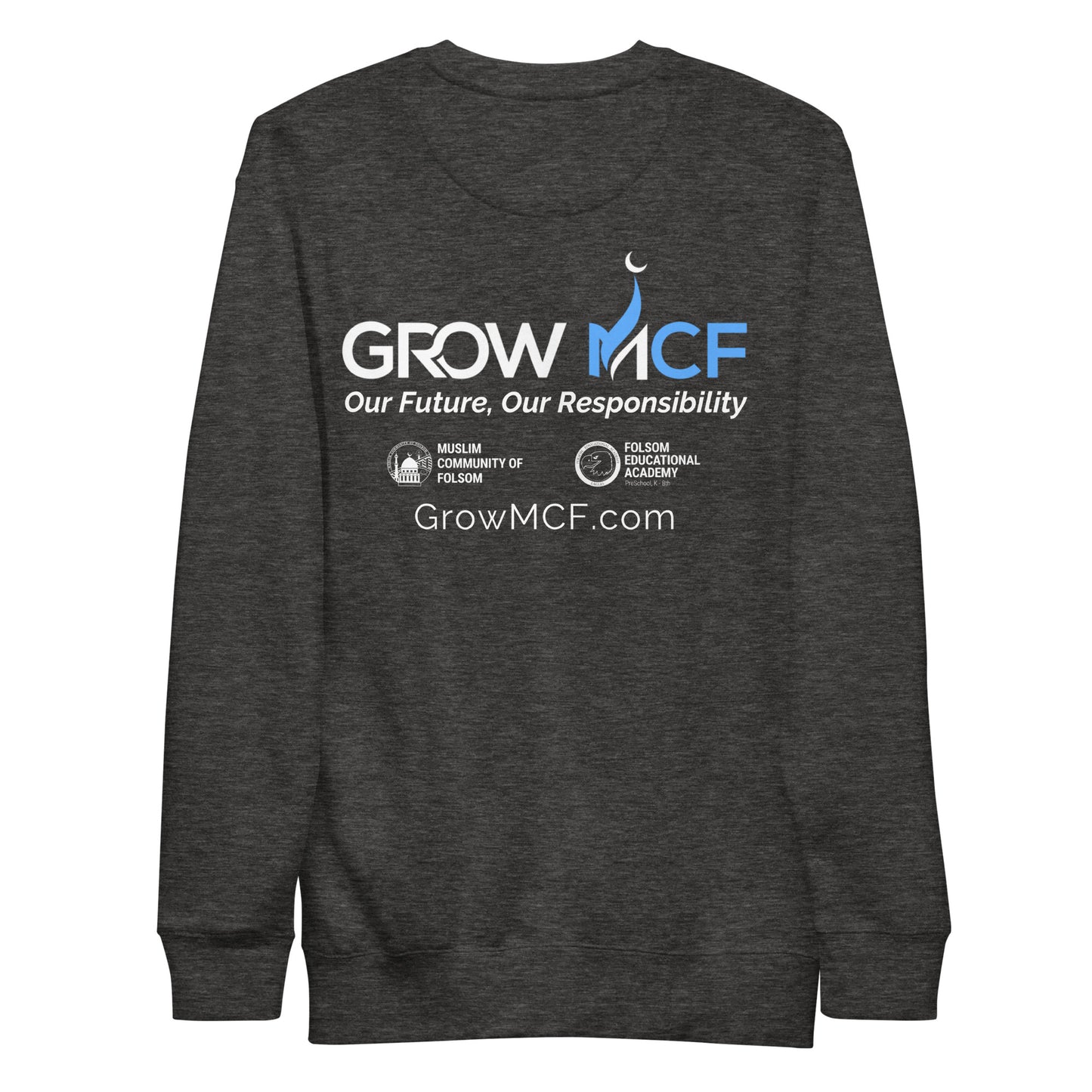 GrowMCF White Logo Sweatshirt