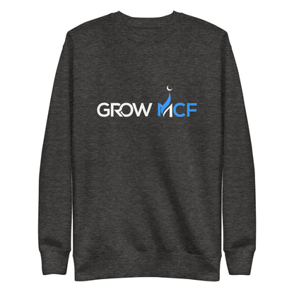 GrowMCF White Logo Sweatshirt