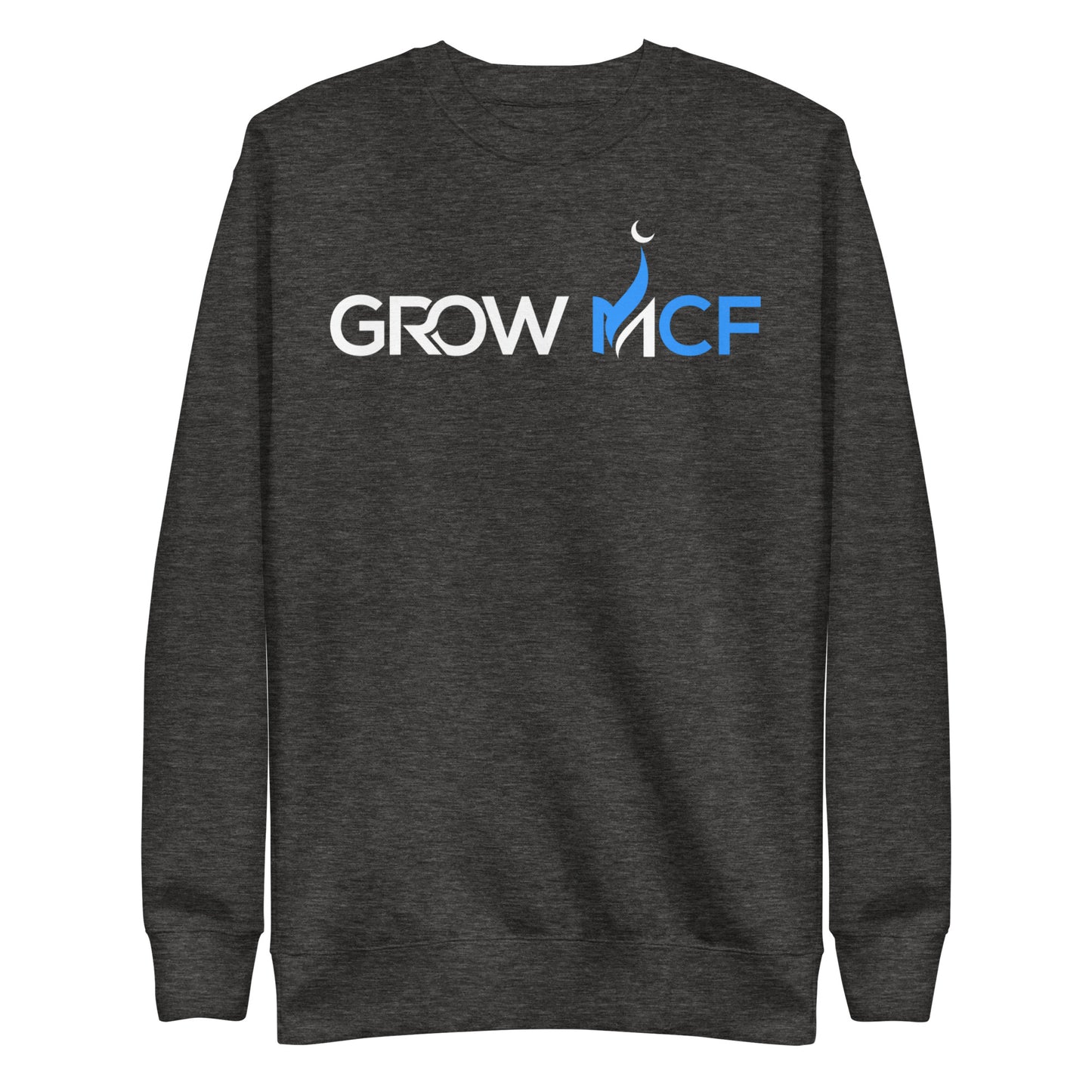 GrowMCF White Logo Sweatshirt