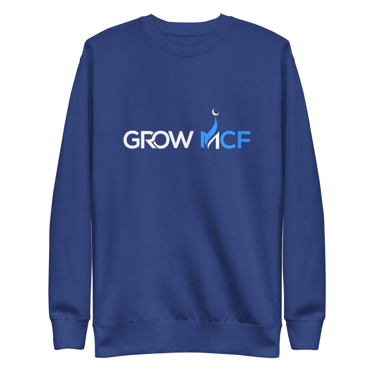 GrowMCF White Logo Sweatshirt