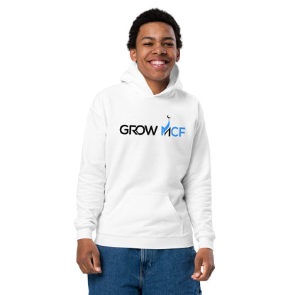 GrowMCF Black Logo Youth Hoodie